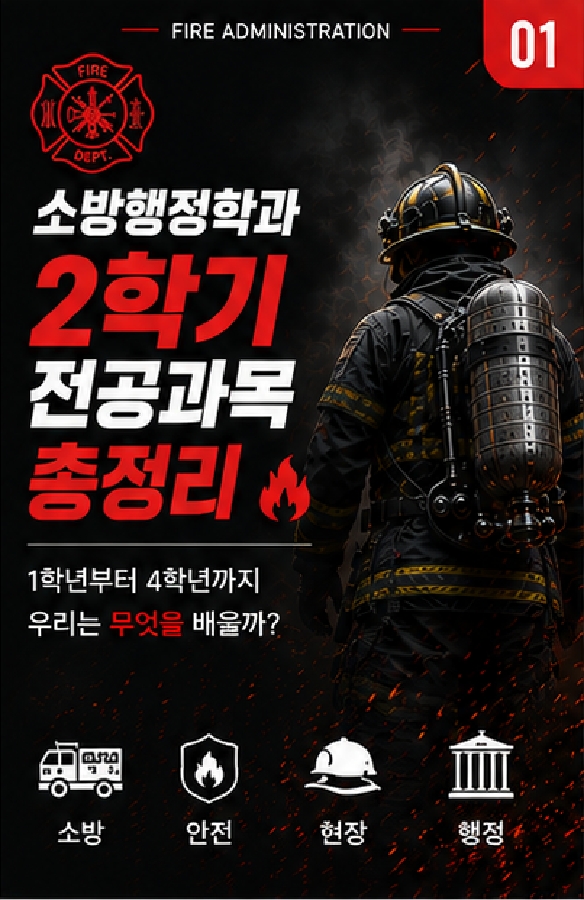 2026년도 소방행정학과 2학기 주요 전공 과목 안내 대표이미지
